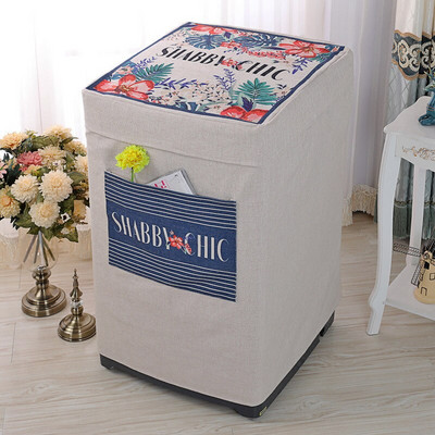 Bubanj perilice rublja Štitnik otporan na prašinu s džepnim crtanim životinjskim dizajnom Vodootporna lanena perilica rublja Navlaka za prašinu ZH386