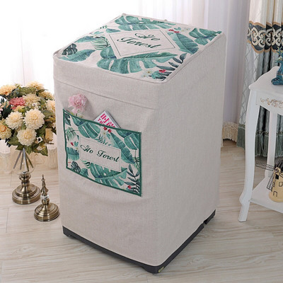 Bubanj perilice rublja Štitnik otporan na prašinu s džepnim crtanim životinjskim dizajnom Vodootporna lanena perilica rublja Navlaka za prašinu ZH386