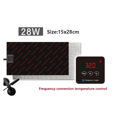 Vodotesná vyhrievacia podložka pre domáce zvieratá, elektrická vyhrievacia podložka do interiéru s frekvenčnou reguláciou teploty, korytnačky, jašterice, žaby, iné plazy