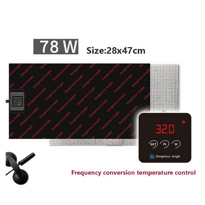 Vodotesná vyhrievacia podložka pre domáce zvieratá, elektrická vyhrievacia podložka do interiéru s frekvenčnou reguláciou teploty, korytnačky, jašterice, žaby, iné plazy