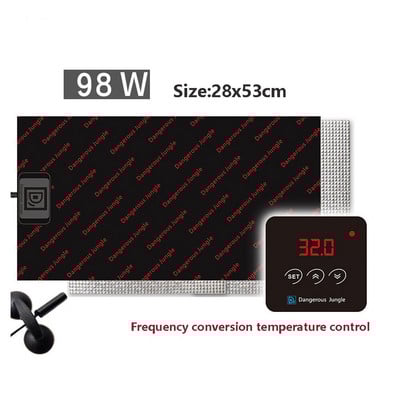 Vodotesná vyhrievacia podložka pre domáce zvieratá, elektrická vyhrievacia podložka do interiéru s frekvenčnou reguláciou teploty, korytnačky, jašterice, žaby, iné plazy