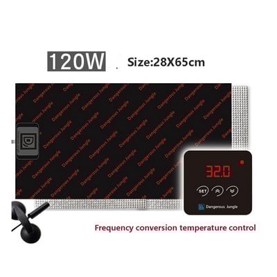 Vodotesná vyhrievacia podložka pre domáce zvieratá, elektrická vyhrievacia podložka do interiéru s frekvenčnou reguláciou teploty, korytnačky, jašterice, žaby, iné plazy