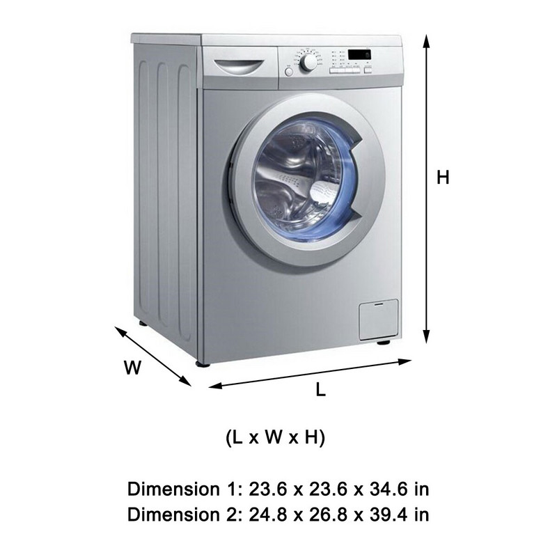 Apsauginis kremas nuo saulės, dulkėms atsparus dangtelis skalbimo mašinos dangtis vandeniui atsparus dėklas Skalbimo mašina Apsauginė nuo dulkių priekinė skalbimo mašina