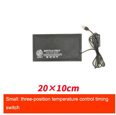 Placă de încălzire USB pentru animale de companie pentru reptile, temperatură reglabilă cu comutator de timp Covoraș de încălzire impermeabil pentru șopârlă țestoasă târâtă