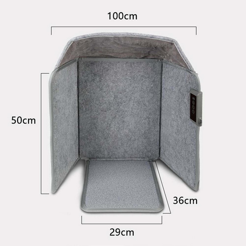 Nový zimný vankúš, skladací kancelársky ohrievač na stôl, prenosný ohrievač nôh pre domácu kanceláriu, elektrický ohrievač nôh