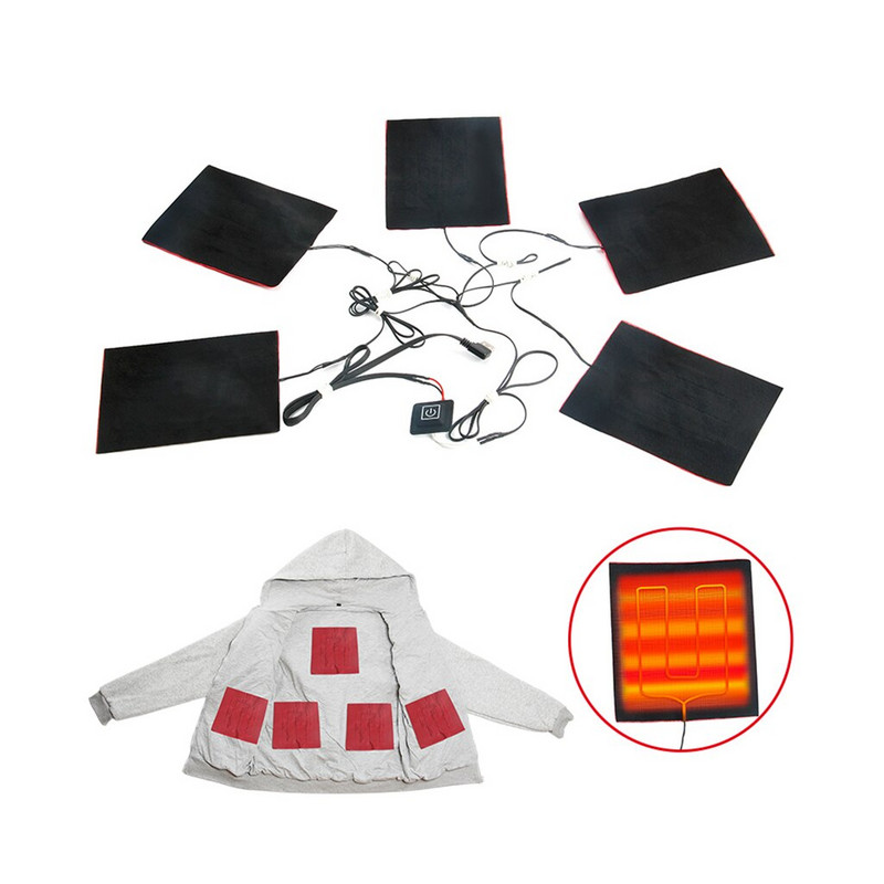 12V 24V elektrická vykurovacia fólia, tepelná podložka z uhlíkových vlákien, infračervený ohrievač, obal, bunda, vesta, rukavice, ponožky, nohavice, opasky, oblečenie