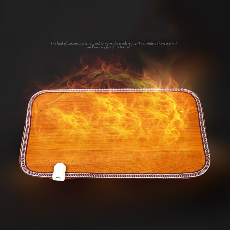30x50 cm odinis elektrinis šildymo padas 2 pavarų šildytuvas pėdai šilumos kilimėlis pėdų šildytuvas kojoms kilimas termostatas šildymo įrankiai namų biuras