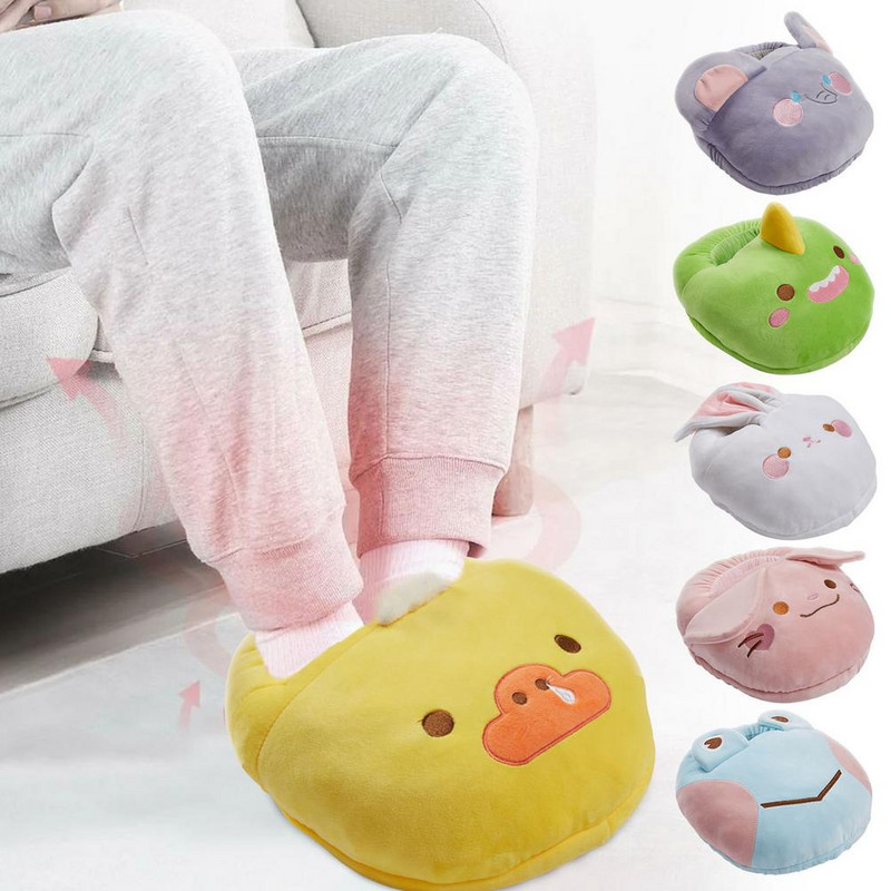 Elektrické ohrievače nôh Flexibilná vyhrievacia podložka Zimné vyhrievané papuče Topánky Ohrievač nôh pre deti Chlapci Dievčatá Termo podložka Darček