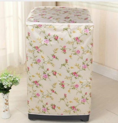 Capac de praf cu rotor automat pentru casă, cu rolă, în față, deschisă, impermeabilă, pentru mașină de spălat, protecție solară pentru accesorii pentru tobe 56*61*82cm