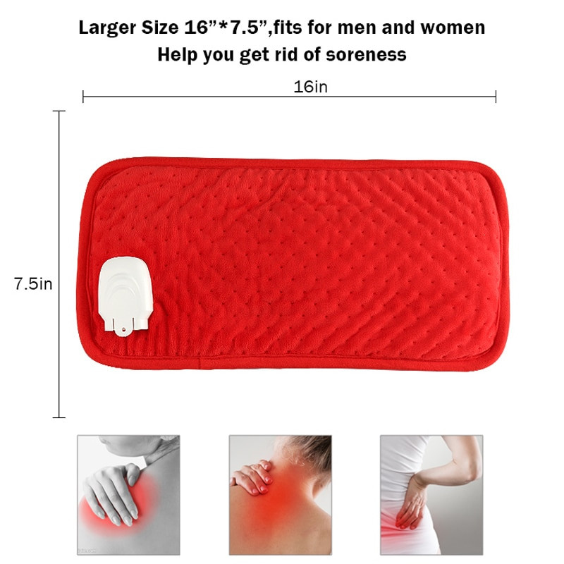 Mini jastučić za grijanje za bolove u leđima i grčeve Jastučić za grijanje s opcijama terapije vlažnom i suhom toplinom EU/US/UK/AU utikač