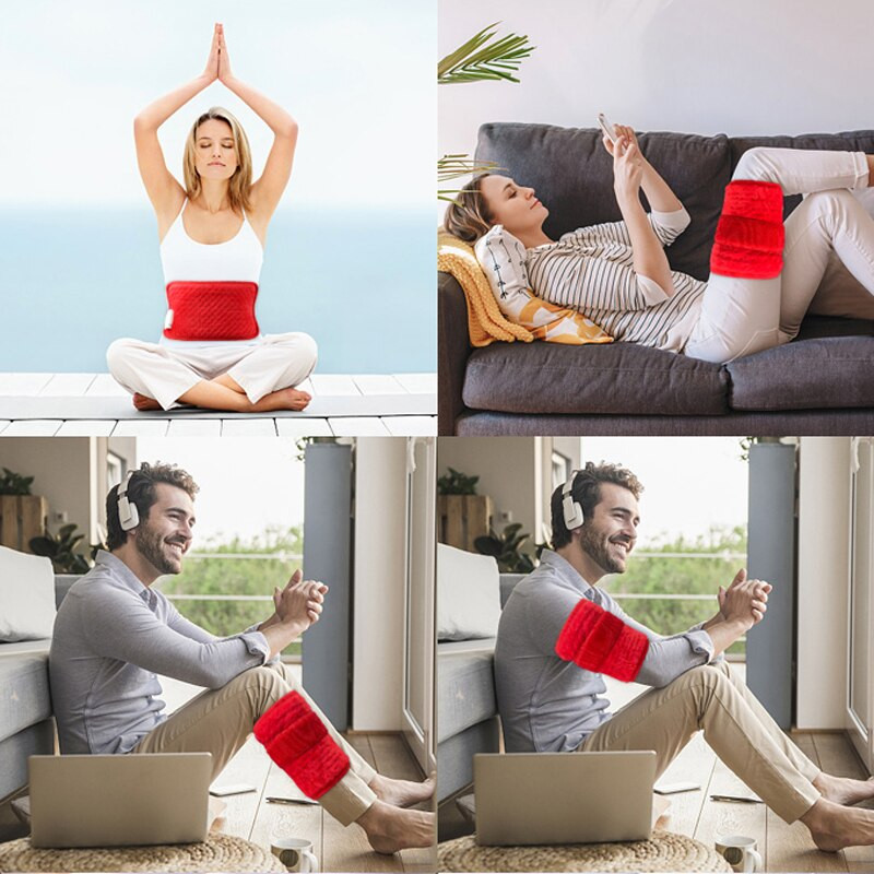 Mini jastučić za grijanje za bolove u leđima i grčeve Jastučić za grijanje s opcijama terapije vlažnom i suhom toplinom EU/US/UK/AU utikač