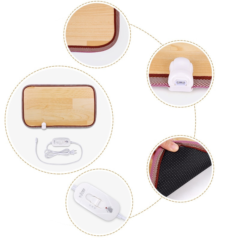 50*30cm ohrievač nôh, vykurovacia podložka, kancelárska domáca elektrická zimná vykurovacia podložka na nohy, termostat, vodotesná teplá deka