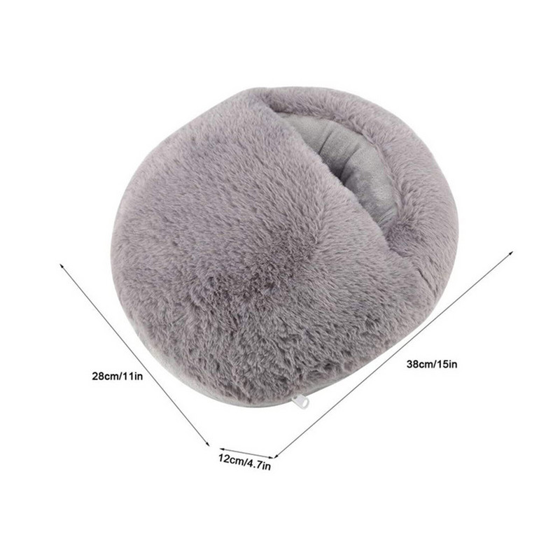 USB ohrievač nôh, kúrenie, zimný ohrievač nôh, domáci čisto farebný elektrický ohrievač, plyšový, demontáž, umývanie, 3-farebné doplnky do domu