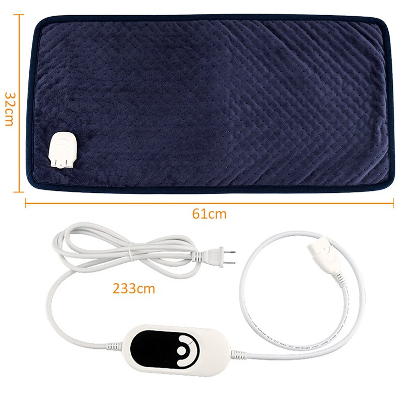 Ultra mäkká tepelná podložka so suchou a vlhkou tepelnou terapiou pre bolesti chrbta a kŕče so 6 teplotnými nastaveniami