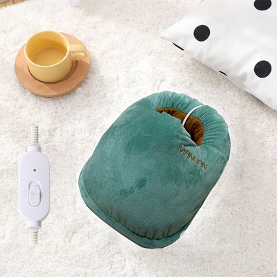 220 V elektrinis pėdų šildytuvas šildomoms pėdoms 2 pavarų šildymo pagalvėlė, šiluminė pėdų šildytuvo vidpadžiai šildomi šilti reikmenys