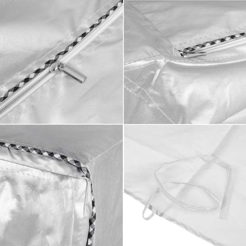 Domáci balkón, vodeodolný, prachotesný, opaľovací krém 210D Oxfordská látka, kryt na práčku, sušičku bielizne s úložným vreckom