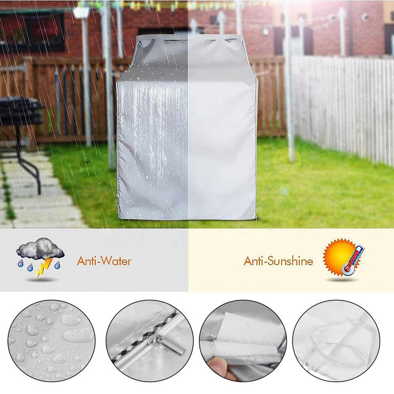 Vodootporna navlaka za perilicu rublja Automatska perilica s valjkom Krema za sunčanje Navlaka otporna na prašinu Zaštitna sušilica Oxford tkanina Otvorena prednja strana