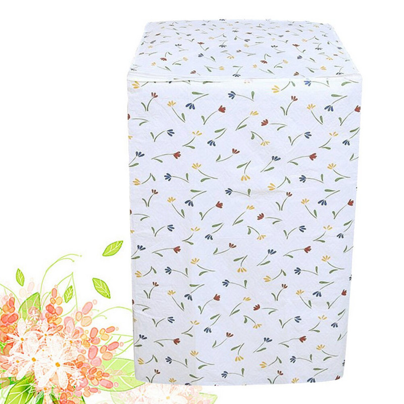 Domáca práčka, ochrana pred každodenným životom, praktický kryt s potlačou malých kvetov, 1 ks