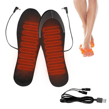 USB Отопляема стелка Електрическа затопляща крака Затопляща крака Подложка за чорапи Зимни спортове на открито Отопляема стелка Зимна топла стелка