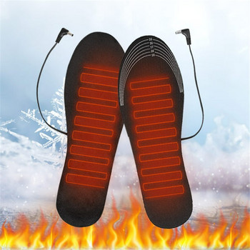 USB Отопляема стелка Електрическа затопляща крака Затопляща крака Подложка за чорапи Зимни спортове на открито Отопляема стелка Зимна топла стелка