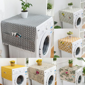 1kom Nordijska siva strelica Geometrijska tkanina za hladnjak Biljni poklopac za prašinu za poklopac perilice rublja Mikrovalne pećnice Poklopac za prašinu u obliku slova