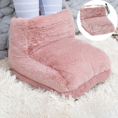 Elektrický ohrievač nôh, nabíjanie cez USB, úsporný teplý kryt nôh, vyhrievacie podložky na nohy pre domáce spanie v spálni