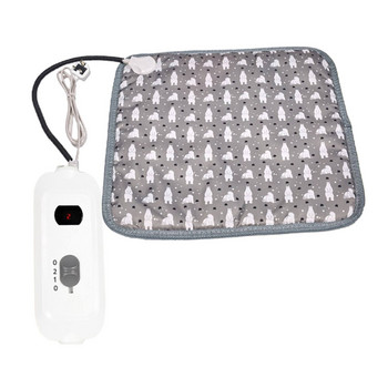 Нагревателна подложка за домашни любимци 45x45 см с устойчив на дъвчене кабел Нагревателна подложка за кучета и котки за зимата