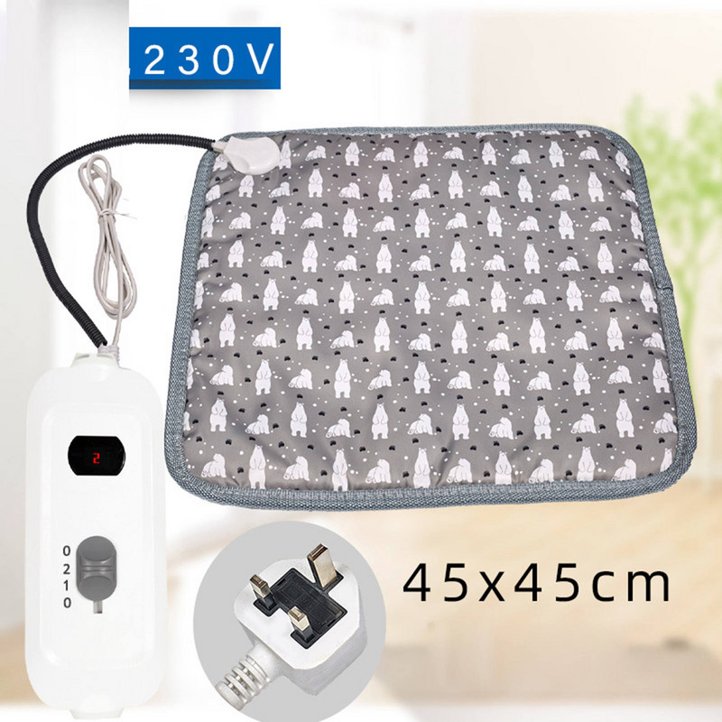 Vyhrievacia podložka pre domáce zvieratá 45x45cm s odolnou šnúrkou pre psov a mačky na zimu