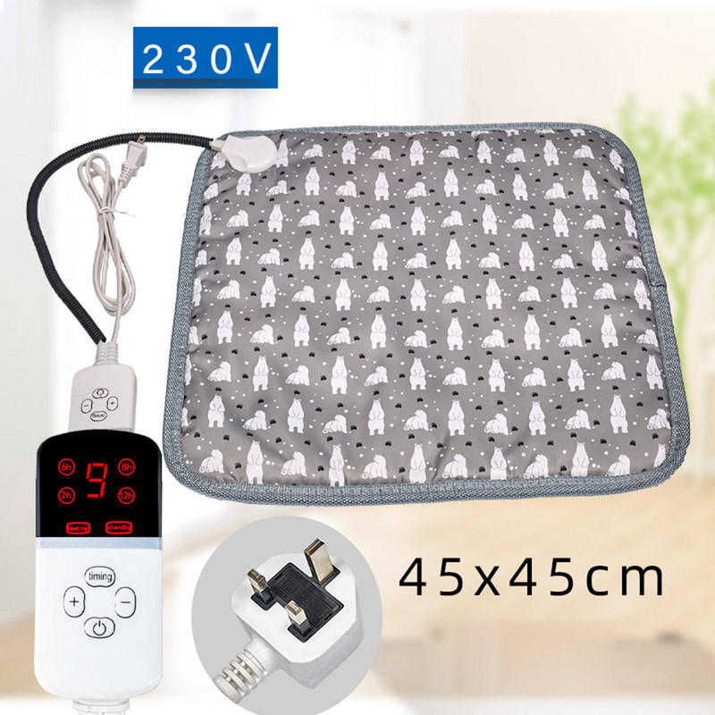 Vyhrievacia podložka pre domáce zvieratá 45x45cm s odolnou šnúrkou pre psov a mačky na zimu
