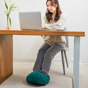 Θερμαντήρας ποδιών USB Χειμερινός οικιακός γραφείου μονόχρωμο ζεστό μαξιλάρι βελούδινη μαλακή γούνα Ηλεκτρικά θερμαντικά παπούτσια