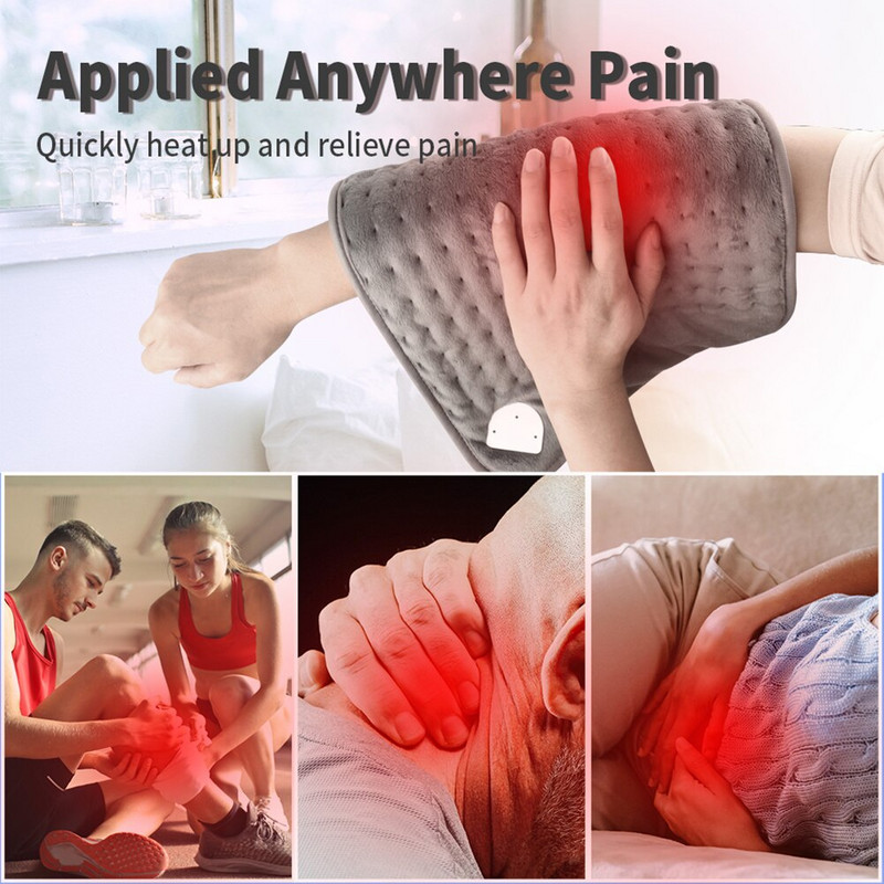 Elektrická vyhrievacia podložka na úľavu od bolesti, masážna vyhrievacia podložka na spanie, domáce potreby, mäkká, šetrná k pokožke, telo, rameno, krk, chrbát, noha