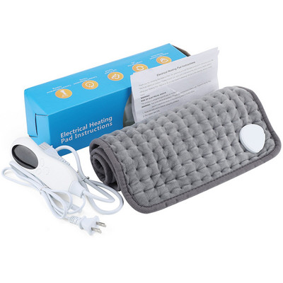 Električni jastuk za grijanje od 75 W za bolove u leđima 10 razina topline Električni jastuk za grijanje 3 postavke tajmera Topli šal za struk Trbuh Ramena