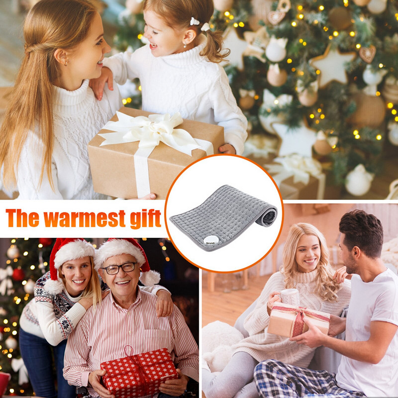 Električni jastuk za grijanje od 75 W za bolove u leđima 10 razina topline Električni jastuk za grijanje 3 postavke tajmera Topli šal za struk Trbuh Ramena