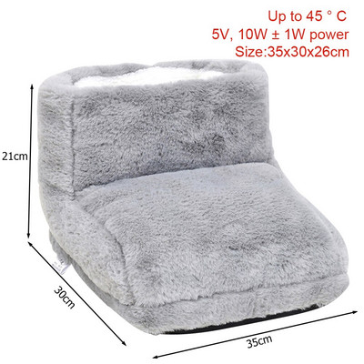 Super mäkký zimný teplý ohrievač nôh, nabíjanie cez USB, úsporný teplý kryt nôh, vyhrievacie podložky na nohy pre domáce spanie v spálni