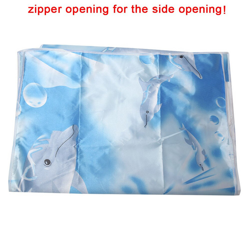 Otporan na prašinu Slatka zaštitna kupaonska navlaka za perilicu rublja Kućna torbica s prednjim punjenjem Dodatak s patentnim zatvaračem s cvjetnim otiskom Jednostavan za čišćenje