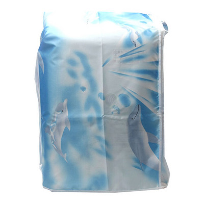 Zips, ľahko čistiteľný, prachotesný, roztomilý kvetinový potlačený kryt s predným vkladaním, kúpeľňová dekorácia, kryt na práčku, príslušenstvo pre domácnosť