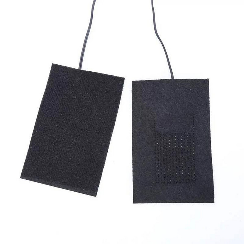 3-stupňová vyhrievacia podložka na oblečenie s USB nabíjaním, 3/5 v 1 elektrická vyhrievacia podložka, ľahká, skladacia, pre látkové bundy, topánky, ponožky