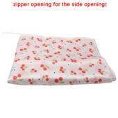 Roztomilý ochranný kryt na práčku, vodotesný, zipsový kryt na predné nakladanie, príslušenstvo do kúpeľne, odolný voči prachu, kvetinová potlač