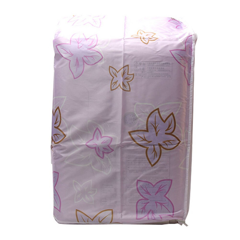 Roztomilý ochranný kryt na práčku, vodotesný, zipsový kryt na predné nakladanie, príslušenstvo do kúpeľne, odolný voči prachu, kvetinová potlač