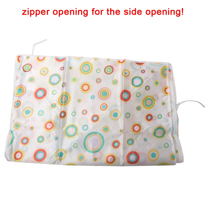 Porálló elöltöltős fürdőszoba Könnyen tisztítható cipzáras dekorációs tartozékok Virágos nyomtatott mosógép huzat Vízálló Kezdőlap