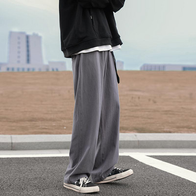 Pantaloni casual pentru bărbați cu inscripții