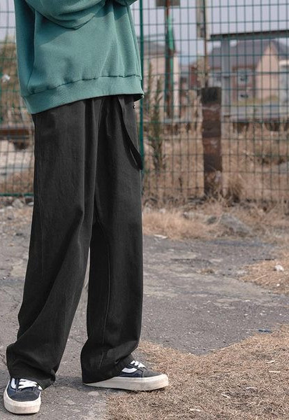 Pantaloni casual pentru bărbați cu inscripții