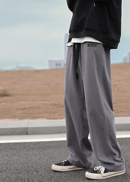 Pantaloni casual pentru bărbați cu inscripții