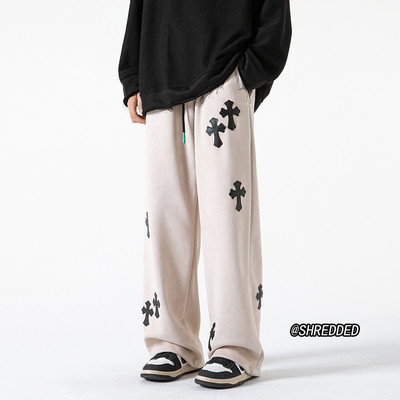 Pantaloni casual pentru bărbați cu buzunare