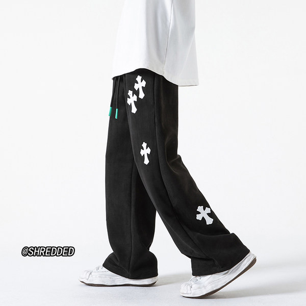 Pantaloni casual pentru bărbați cu buzunare