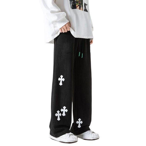 Pantaloni casual pentru bărbați cu buzunare