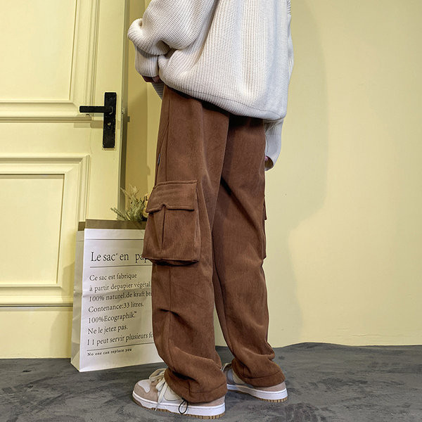 Pantaloni retro barbatesti cu buzunare