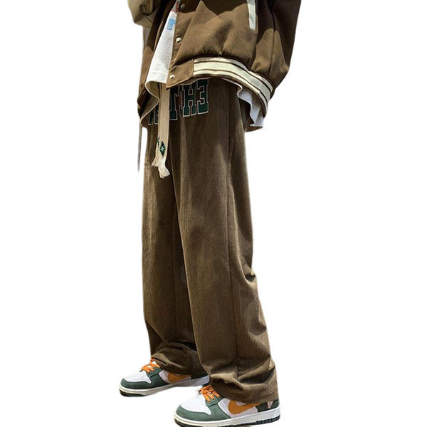 Pantaloni casual pentru bărbați cu șnur