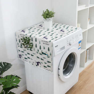 Οικιακό Μοντέρνο Simplicity Τύμπανο Ψυγείου Πλυντήριο ρούχων Dust Cover Πανί