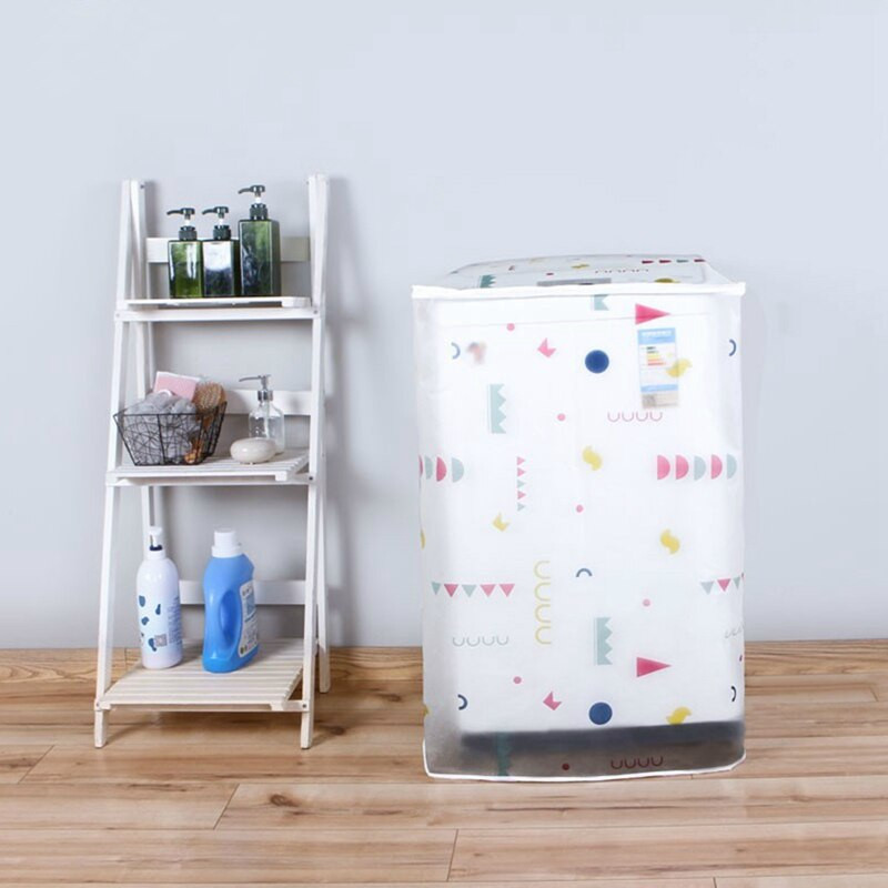 Kryt na práčku s opaľovacím krémom, odolný voči prachu, vodotesný kryt, ochranný plášť na práčku, predný horný otvorený